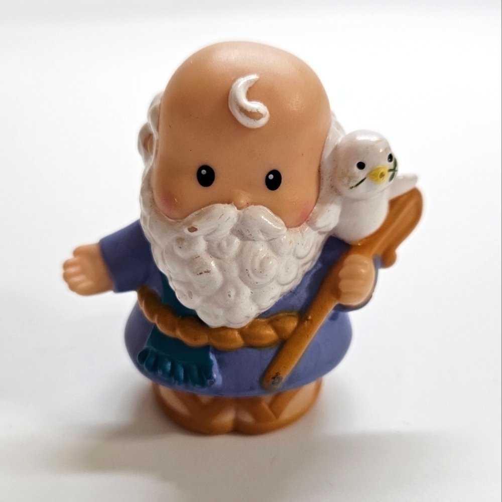 VINTAGE Fisher-Price Little People Noah Replacement Figure 2002